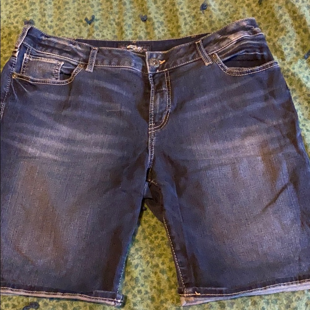 Silver jeans Bermuda shorts